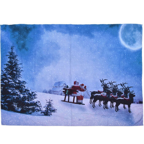 Tapis Décoratif Bohème pour Arbre de Noël et Nouvel An - 230x180cm - Décoration Salon Chambre