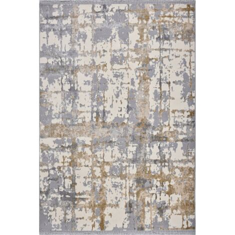 Tapis Delaware, Structure en Plastique, 200x120 cm Gris