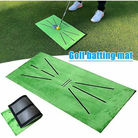 Tapis d'entranement de golf Swing Recognition Frapper Mini Golf Practice Aid Game et Home Gift Tapis de golf