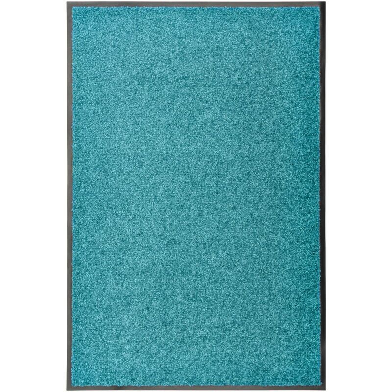 Tapis d'entrée Paillasson lavable | Tapis de porte Cyan 60x90