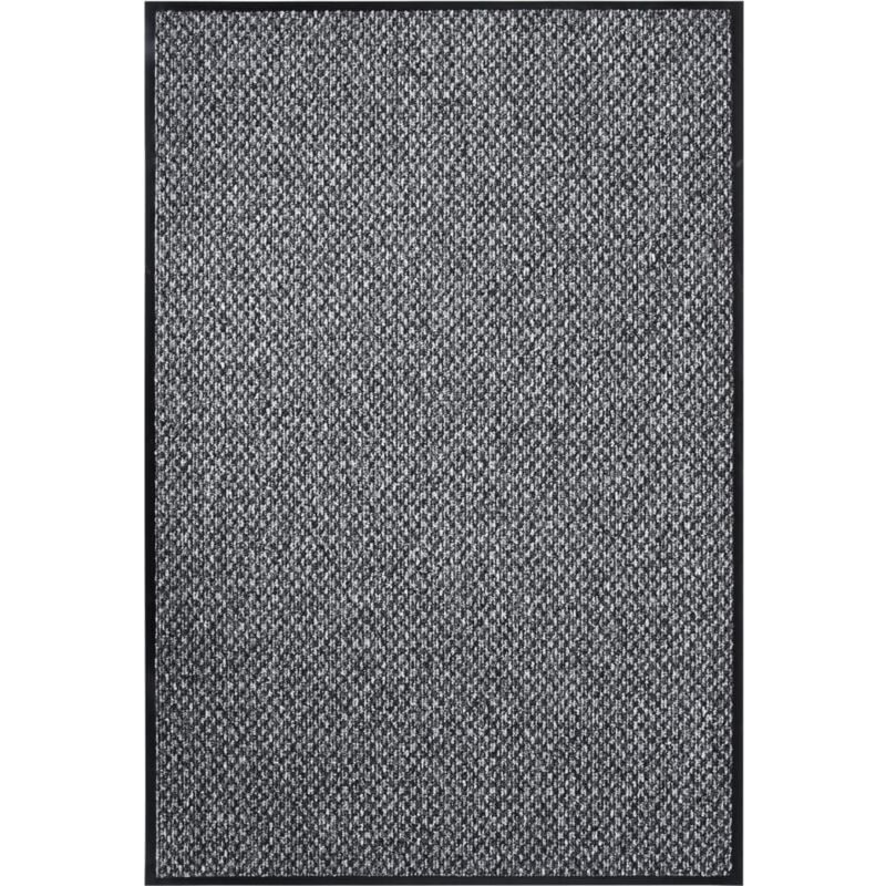 Maison Chic - Tapis d'entrée Paillasson Tapis de porte Gris 80x120 cm 83496