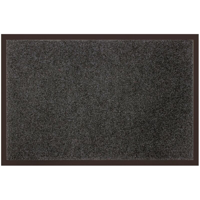 1001kdo - Tapis d'entree 40 x 60 cm Telio gris