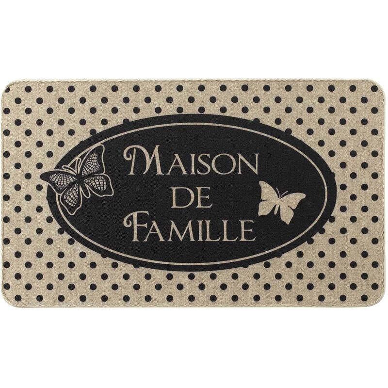 1001kdo - Tapis d'entree 45 x 75 cm Maison de famille