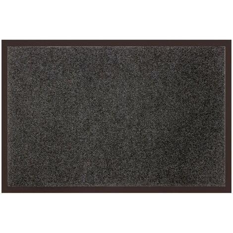 1001KDO Tapis d'entree 80 x 120 cm Telio gris