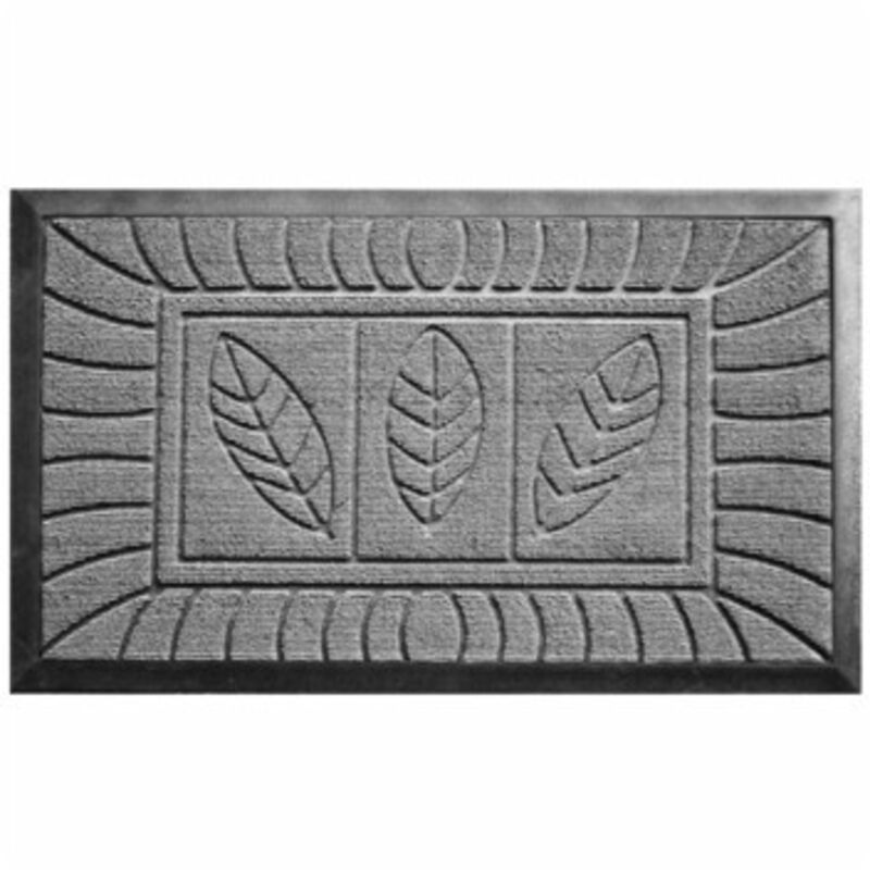 Paillasson en caoutchouc feuilles, 45 x 75 cm