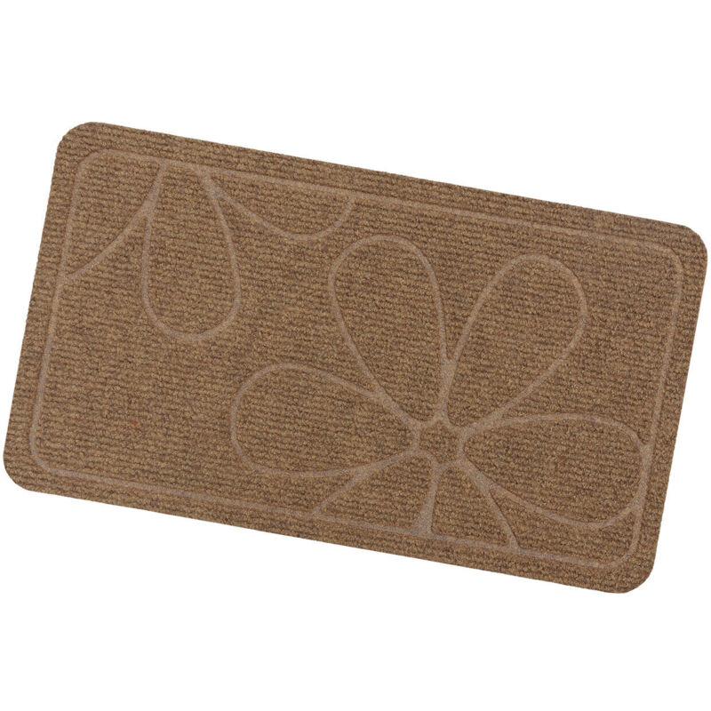 Emmevi Mv S.p.a. - Tapis d'entrée Absorbant Antidérapant Lavable Interne Externe - Beige