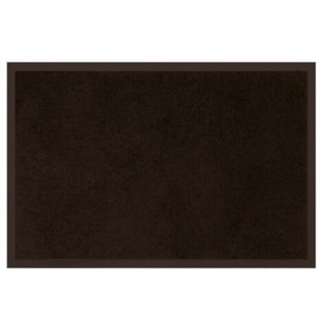 Tapis d'entrée anti-poussière - L 120 x l 80 cm - Noir - Livraison gratuite