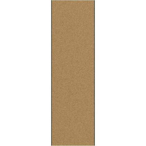 Tapis d'entrée Crème et noir 120 x 400 cm Polyamide et PVC