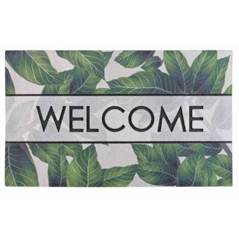 Tapis d'Entrée Déco "Janeiro" 45x75cm Vert