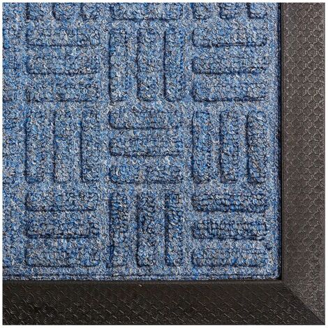 Tapis d'entrée en caoutchouc  8mm Turtle 1500x900mm bleu