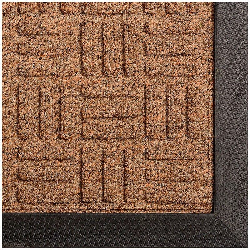 FP - Tapis d'entrée en caoutchouc 8mm Turtle 1500x900mm marron