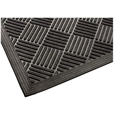 Tapis d'entrée en caoutchouc  9mm Turtle 1500x900mm noir