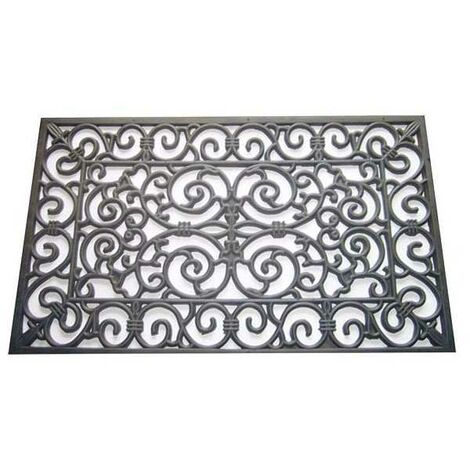 Tapis d'entrée en caoutchouc Iron 45x75 Ladydoc 04068
