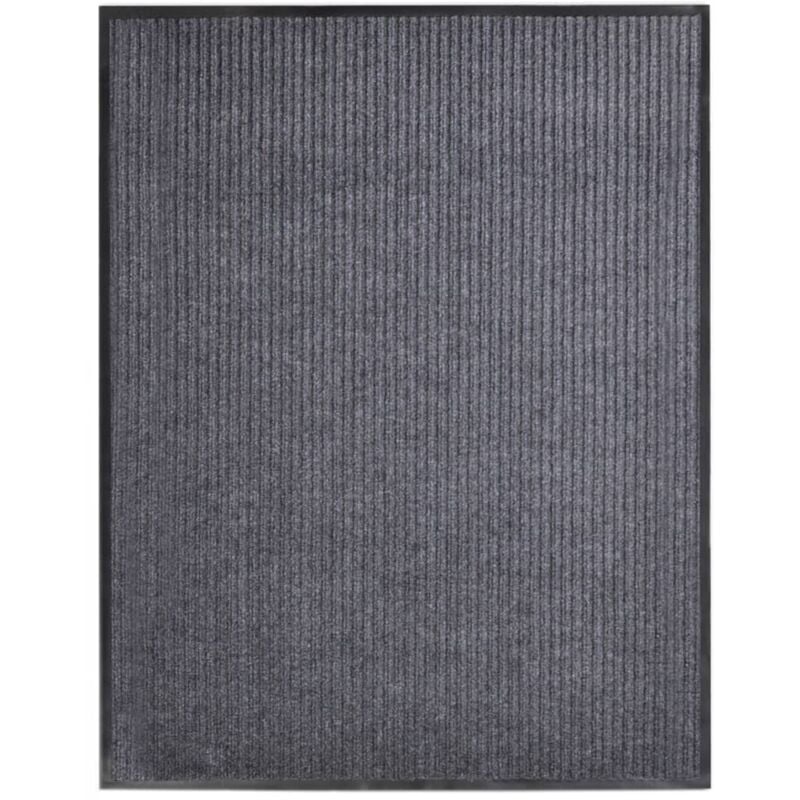 Paillasson Gris 117x220 cm pvc Vidaxl