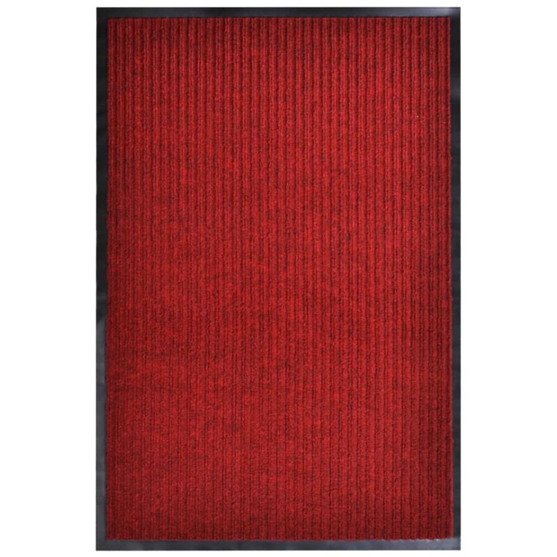 vidaXL Türmatte Rot 117x220 cm PVC