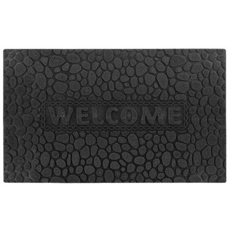Tapis d'Entrée Grattoir "Venida" 44x74cm Gris