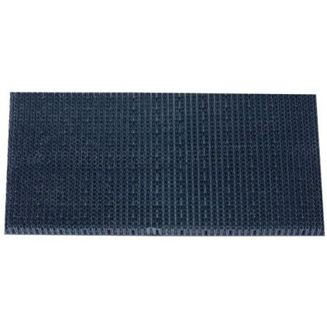 Tapis d'entrée gris 40x60 cm extérieur – 100 % polyéthylène durable – Facile à entretenir – Pour usage extérieur – Id Mat