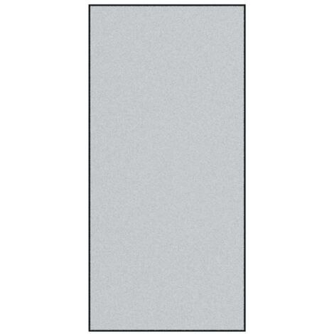 Tapis d'entrée Gris et Noir 120 x 250 cm 100% Polyamide