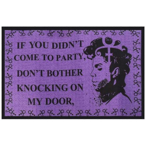Tapis d'entrée humoristique - Si vous n'êtes pas venu pour faire la fête, ne vous donnez pas la peine de frapper
