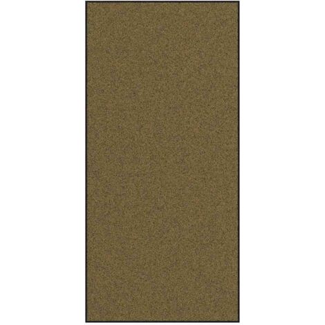 Tapis d'entrée Marron et Noir 120 x 250 cm 100% Polyamide