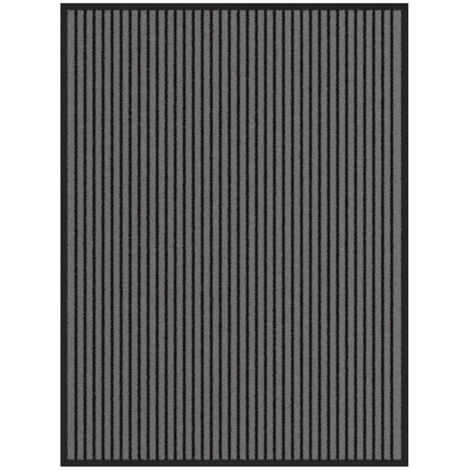 Tapis d'entrée Noir 80 x 120 cm Polypropylène
