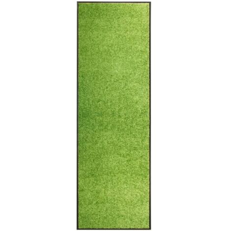 Tapis d'entrée Paillasson lavable  Tapis de porte Vert 60x180 cm 62144