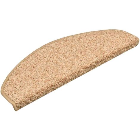 Tapis d'escalier 30 pcs，Marches d'escalier 65 x 21 x 4 cm Doré Demi-rond Grand CFW599114