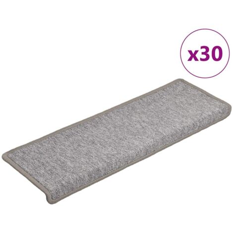 Tapis D'escalier 15 Pcs Marron Clair 65 X 24 X 4 Cm - Tapis D'escalier