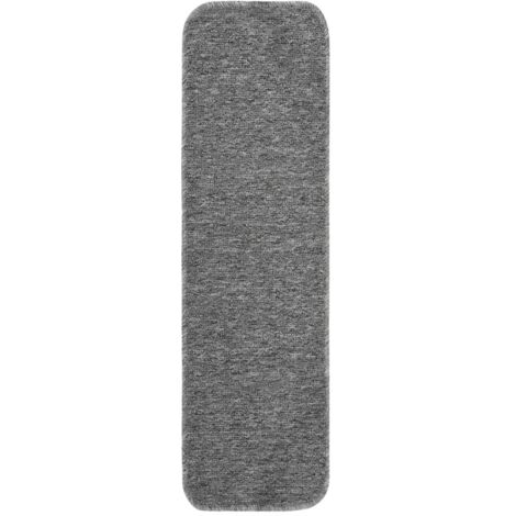 Tapis d'escalier antidérapants 15 pcs，Marches d'escalier 75x20cm Gris Rectangulaire CFW912774