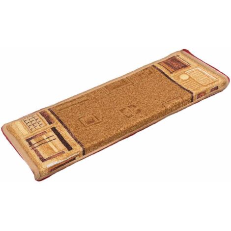 Tapis d'escalier autoadhésifs 5 pcs，Marches d'escalier 65x21x4 cm Beige CFW419975