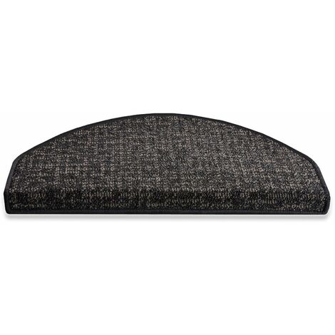 Tapis d'escalier Bermuda Gris Demi-circulaire