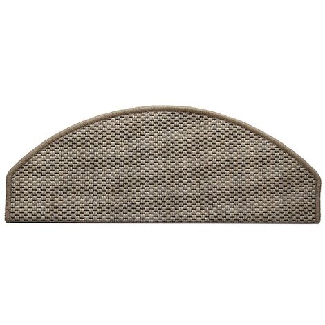 Tapis d'escalier Natura beige – 100% fibre de sisal – Antidérapant et écologique – Longueur 3412mm – Haute valeur décorative - 100025-735