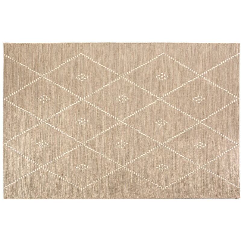 Miliboo - Tapis / Descente de lit pour l'intérieur et l'extérieur beige 60 x 110 cm asma - Naturel