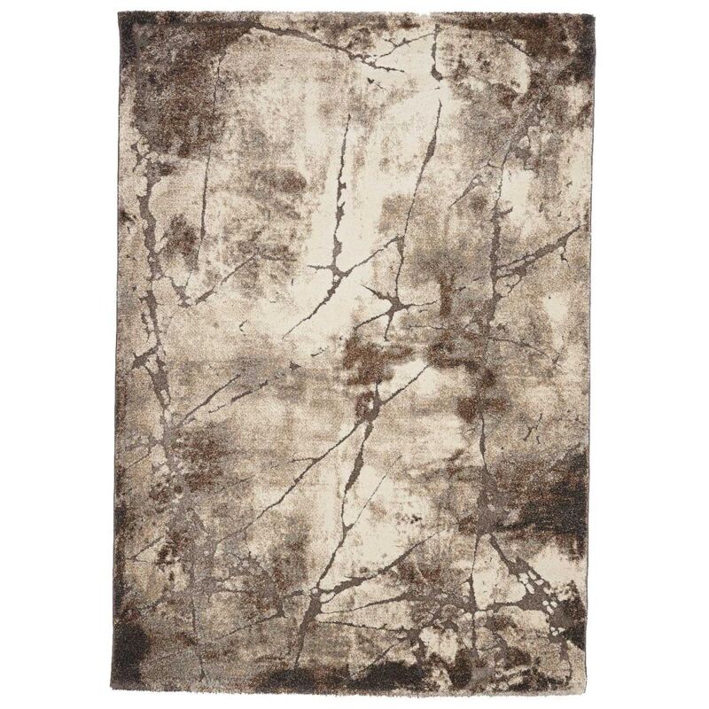 Unamourdetapis - Tapis salon et chambre 80x150 gris rectangle tissé motif abstrait tersore