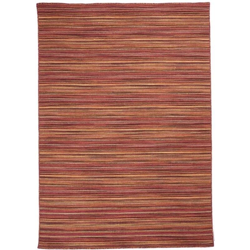 Unamourdetapis - Tapis salon et chambre en laine 80x140 rouge rectangle fait à la main