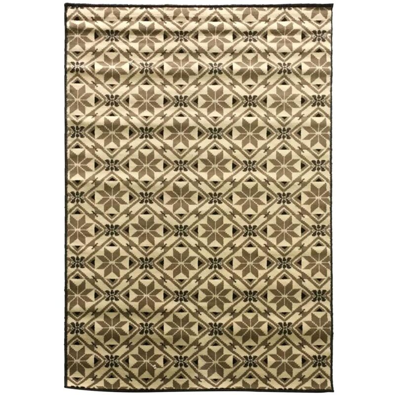 Unamourdetapis - Tapis salon et chambre 160x225 ivoire rectangle tissé AF1 carode