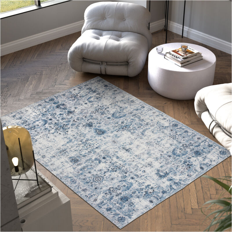 Tectake - Tapis design vintage amara à poils courts - 160 x 230 cm