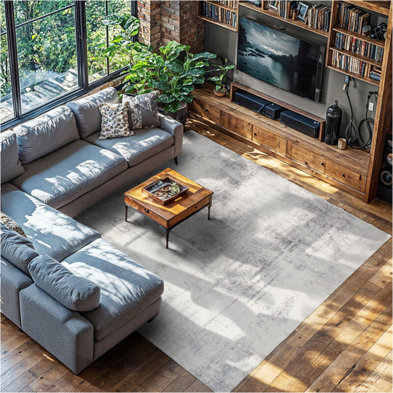 Tectake - Tapis design vintage nadira à poils courts - 240 x 340 cm