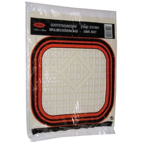 VANZEEBROECK - Tapis de fond d'évier Heva - 31x26 cm