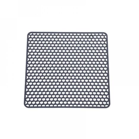 Tapis d'évier de cuisine, 34,534,5 cm, tapis d'évier en silicone, protection d'évier carrée, tapis d'évier antidérapant, utilisé pour sécher la vaisselle et les ustensiles de cuisine.