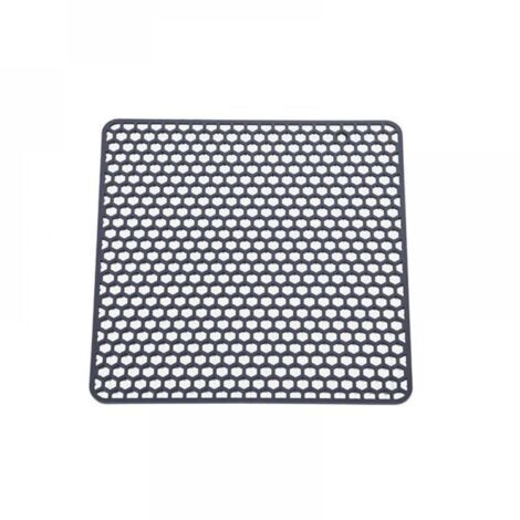 Tapis d'évier de cuisine, 34,534,5 cm, tapis d'évier en silicone, protection d'évier carrée, tapis d'évier antidérapant, utilisé pour sécher la vaisselle et les ustensiles de cuisine.