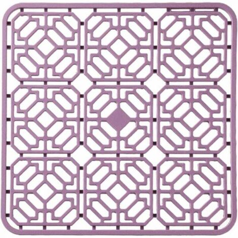 Tapis d'évier de cuisine en silicone résistant à la chaleur, grille de protection pliable, égouttoir antidérapant, fond d'évier