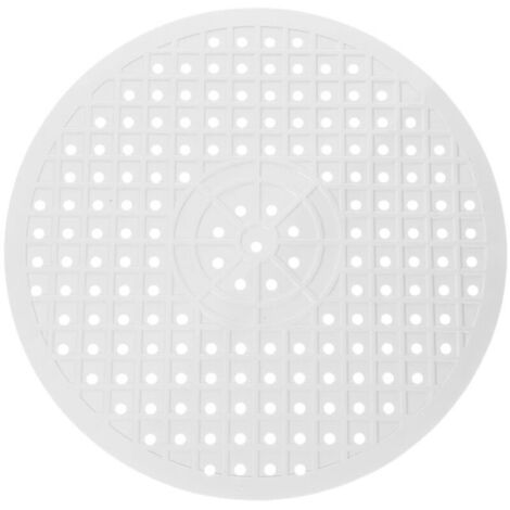 Tapis d'évier de cuisine rond en caoutchouc, tapis de drainage central, tapis de séchage de la vaisselle pour la maison