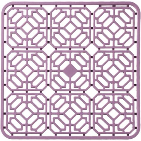 Tapis d'évier en silicone pour évier de cuisine Grille de protection pliable résistante à la chaleur Grille de séchage antidérapante pour fond d'évier en porcelaine en acier inoxydable de ferme