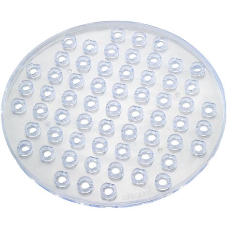 Tapis d'évier rond Kristal WENKO, protection d'évier transparent réduction des éclaboussures d'eau