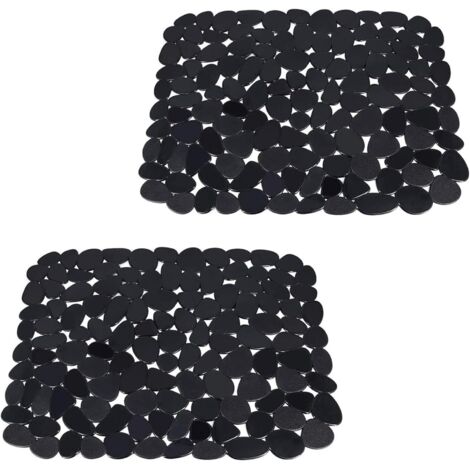 Tapis d'évier, tapis égouttoir pour lavabo, 30  40 cm (lot de 2)