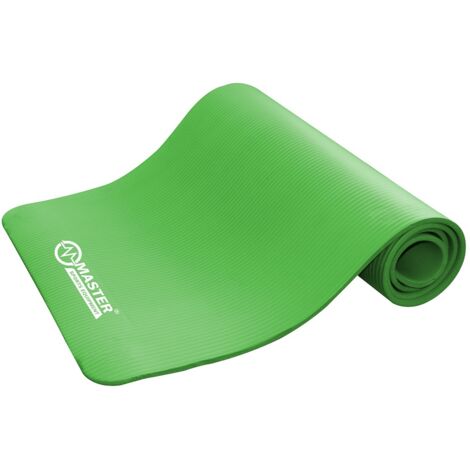Tapis d'exercice MASTER Yoga NBR 10 mm - 183 x 61 cm - vert