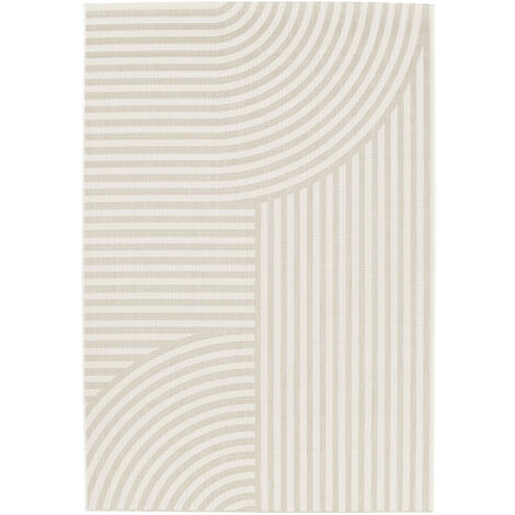 Tapis d’extérieur à motif géométrique - 160x230cm - BIZANA