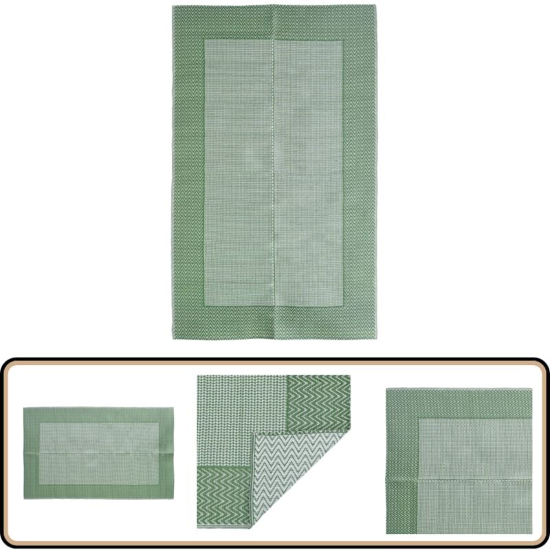 Vidaxl - Tapis d'extérieur arakil vert 190 x 290 cm pp - Tapis Exterieur - Tapis De Jardin - Tapis Veranda - Tapis Balcon - Décoration Extérieure
