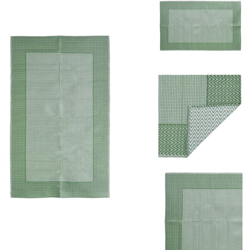Vidaxl - Tapis d'extérieur arakil vert 190 x 290 cm pp - Tapis Exterieur - Tapis De Jardin - Tapis Veranda - Tapis Balcon - Décoration Extérieure